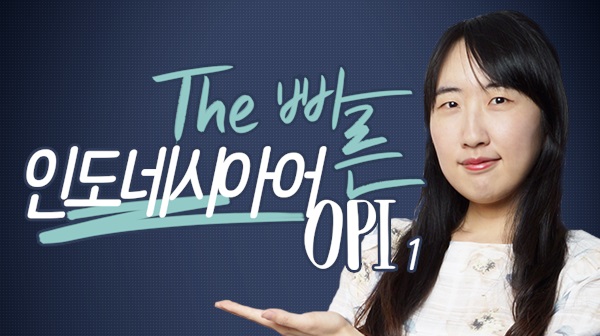 The 빠른 인도네시아어 OPI1