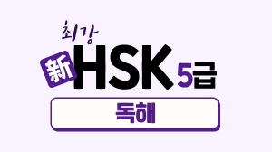 최강 新HSK 5급 - 독해